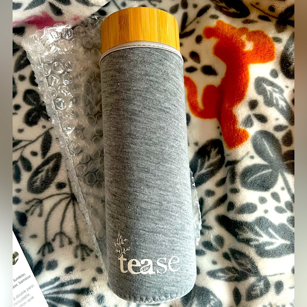Tease 3 in 1 Sustainable Glass and Bamboo Tea Tumbler